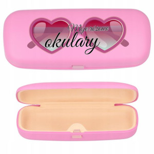 Etui Na Okulary Róż Na Prezent RÓŻOWE OKULARY Wz