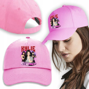 Czapka Daszek Różowa Na Wiosnę KYLIE JENNER Wzory