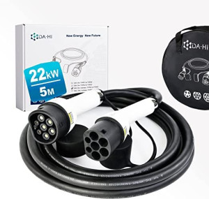 Kabel do Ładowania Samochodów Elektrycznych 22KW 5m