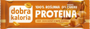 DOBRA KALORIA Baton Proteina orzechowy BEZ cukru