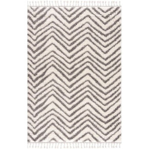 Dywan nowoczesny  Berber Shaggy  531  kremowy - 100 x 300