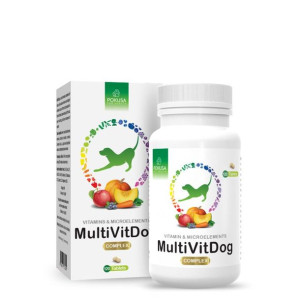 Pokusa Greenline MultiVitDog Zestaw Witamin Dla Psa 120 Tabletek