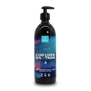Pokusa OceanicLine Cod Liver Oil Tran Olej z Wątroby Dorsza Dla Psów i Kotó