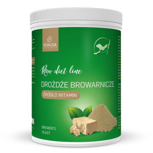 Pokusa RawDietLine Brewers Yeast Drożdże Browarnicze Dla Psów i Kotów 1 kg