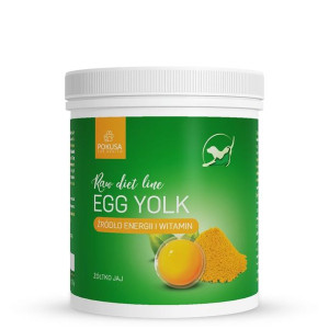 Pokusa RawDietLine Egg Yolk Żółtko Kurze Dla Psów i Kotów 150 g