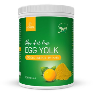 Pokusa RawDietLine Egg Yolk Żółtko Kurze Dla Psów i Kotów 800 g
