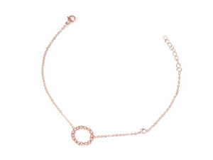 Bransoletka Celebrytka Xuping kółko - rose gold
