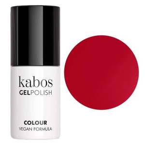 Lakier hybrydowy KABOS GelPolish 016 Sexy Red 5ml hema free vegan