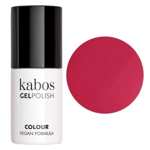Lakier hybrydowy KABOS GelPolish 017 Raspberry Red 5ml hema free vegan