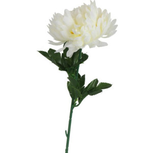 Chryzantema pojedyńcza w kolorze białym 70 cm sztuczne kwiaty
