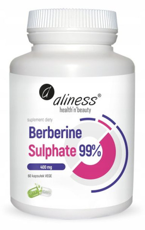 Aliness Berberyna Siarczan 99% 400 Mg 60 Kaps