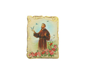Magnes metalizowany - Święty Franciszek