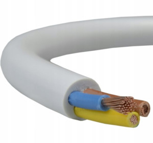 Przewód kabel linka OWY 3x2,5 300/500V 1m