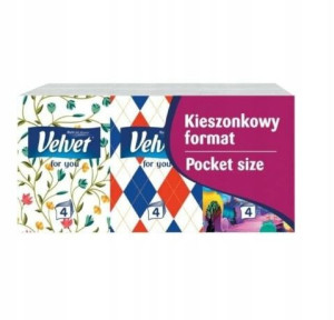 Chusteczki higieniczne Velvet MINIS dla dzieci 6x7