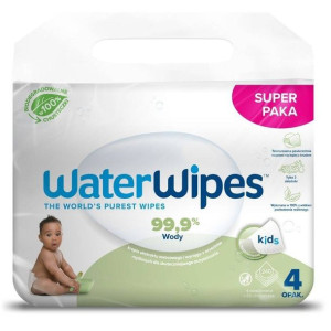 WaterWipes, BIO, Chusteczki nawilżane wodne Soapberry KIDS, 60szt.x4, PL (C