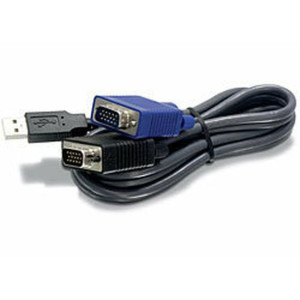Kabel KVM Trendnet TK-CU06              Czarny 1.8 m