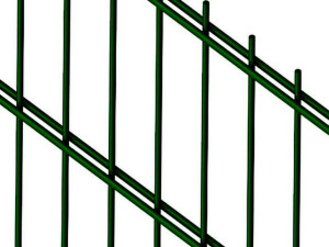 Panel ogrodzeniowy 2D zielony 250x183 cm drut 5/6 mm
