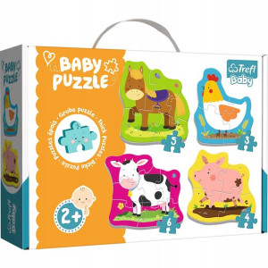 Puzzle Baby Classic Zwierzątka Na Wsi Trefl 36070