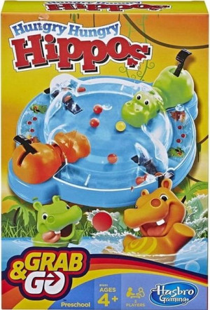 Gra Podróżna Głodne Hipcie B1001 Hasbro