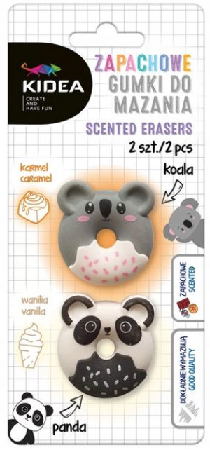 Gumki Zapachowe Panda Koala 2szt Gmzpk2ka Kidea