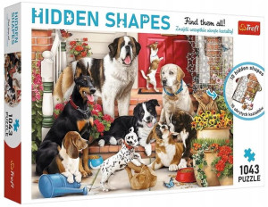 Puzzle 1000 Psia Zabawa Hidden Shapes 10675 Trefl