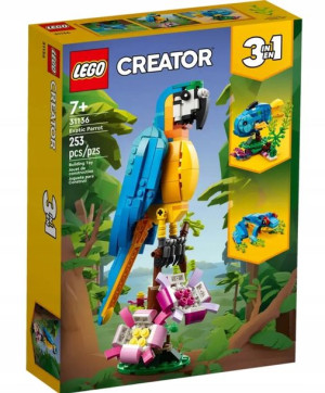 Lego Creator 31136 Egzotyczna Papuga 3w1