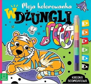 Moja Kolorowanka W Dżungli Kredka Aksjomat