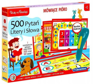 Mówiące Pióro 500 Pytań Litery 50780 Clementoni