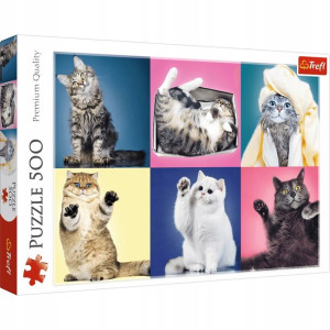 Puzzle 500 El Kociaki Trefl 37377