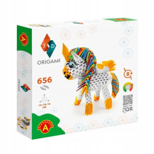 Origami 3d-jednorożec 2556