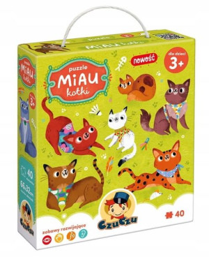Układanka Puzzle 40el Maiu Kotki 153998 Czuczu