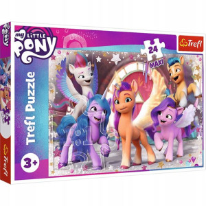 Puzzle 24 El. Maxi Kucyki Pony Trefl 14338