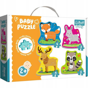 Puzzle Baby Zwierzątka Leśne Trefl 36077
