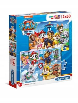 Puzzle 2x60 Paw Patrol Clementoni 21617