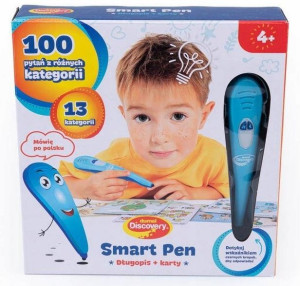 Smart Pen Mówiący Długopis Z Kartami Gra Led 62418