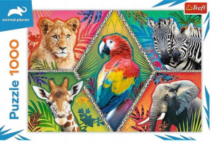 Puzzle 1000 Egzotyczne Zwierzęta 10671 Trefl