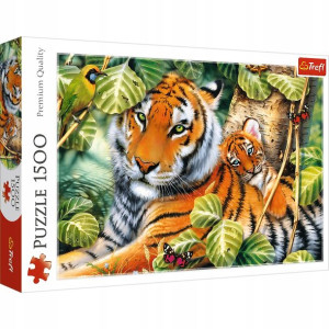 Puzzle 1500 El Dwa Tygrysy Trefl 26159