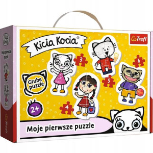 Puzzle Baby Wesoła Kicia Kocia Trefl 36088
