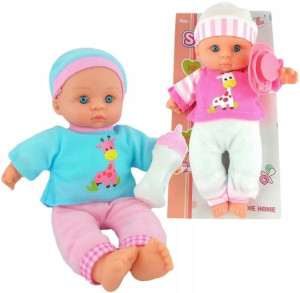 Lalka Bobas W Ubranku Laleczka Baby 25cm Z Cumlem