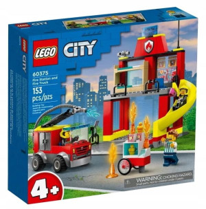 Lego City 60375 Remiza Strażacka I Wóz Strażacki
