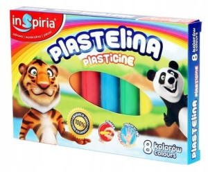 Inspiria Plastelina 8 Kolorów 3804 Schemat