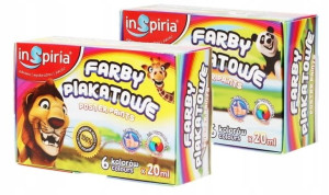 Farby Plakatowe 20ml 6 Kol Inspiria 1985 Scheamat