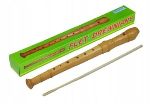 Flet Drewniany Instrument Flet Prosty 2789 Schemat