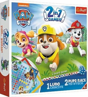 Gra 2w1 Chińczyk-paw Patrol Trefl 01896