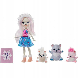 Enchantimals Lalka Ze Zwierzątkiem Gjx43 Mattel