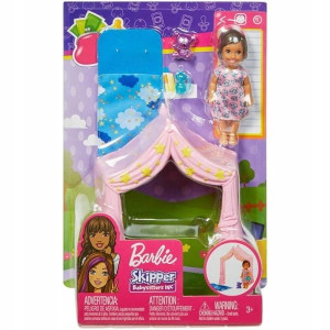 Barbie Akcesoria Spacerowe Z Lalką Fxg94 Mattel