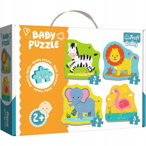 Puzzle Baby Zwierzątka Safari Trefl 36073