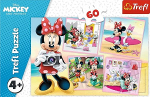 Urocza Minnie 60el. Puzzle Disney Trefl 17360