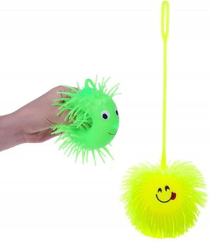 Piłka Sensoryczna Gniotek Ze Światłem Na Gumie 8cm