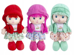 Lalka Duża Szmaciana 38 Cm Przytulanka Maskotka